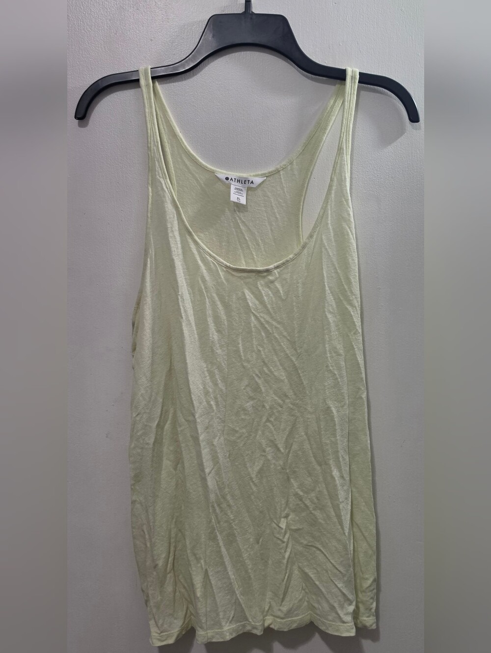 Athleta Pale Lime Scoop Neck Tank